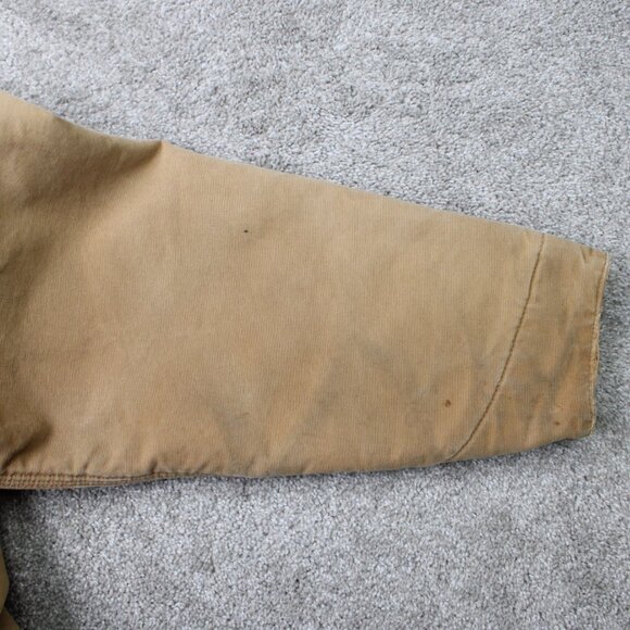 VTG Carhartt Jacket Mens XL Brown Detroit Chore Barn Blanket-Lined Distressed - Picture 7 of 16